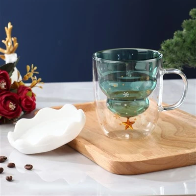 Mug Kaca Natal