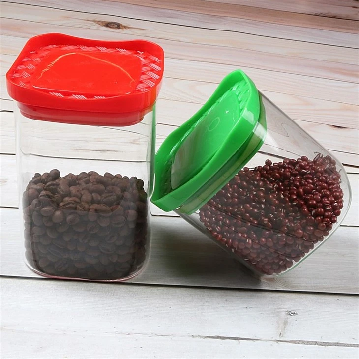 High Quality Square/round Borosilicate Food Glass Container With Plastic Lid